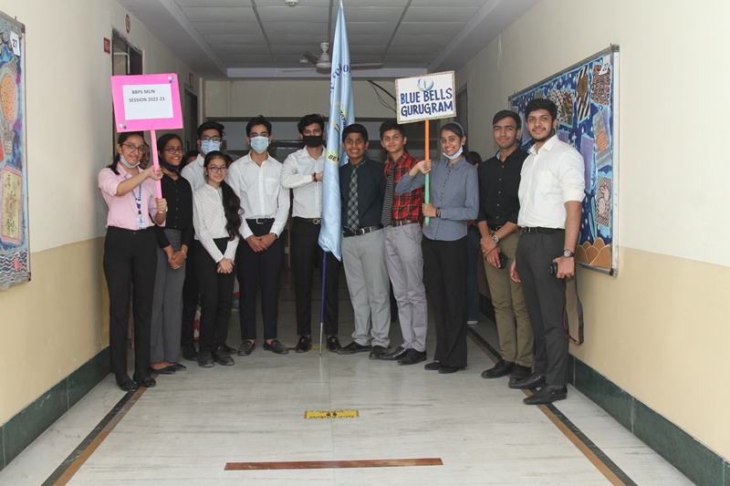 BLUE BELLS PUBLIC  SCHOOL HOSTS  MOCK  BBPSMUN 2022
